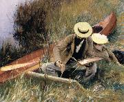 John Singer Sargent An out-of-Door Study oil